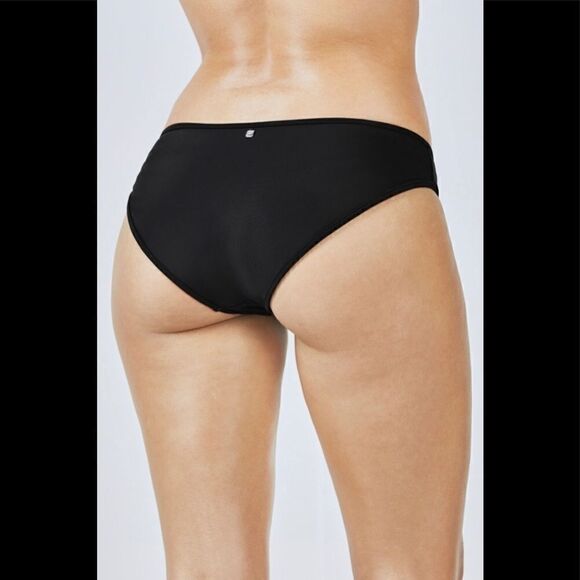 Fabletics black bikini bottoms. Runs big. NWT - Picture 2 of 7